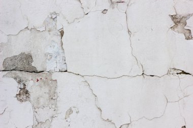 Eski yıpranmış beton duvar dokusu ve çizik sayısı.