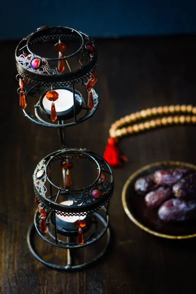 Linterna de ramadán vintage para apertura de iftar — Foto de Stock