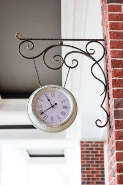 Rusya'nın sokakta Vintage analog saat