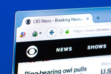 Ryazan, Rusya Federasyonu - 28 Mart 2018 - ana Cbsnews Pc, görüntüleme web adresi - cbsnews.com