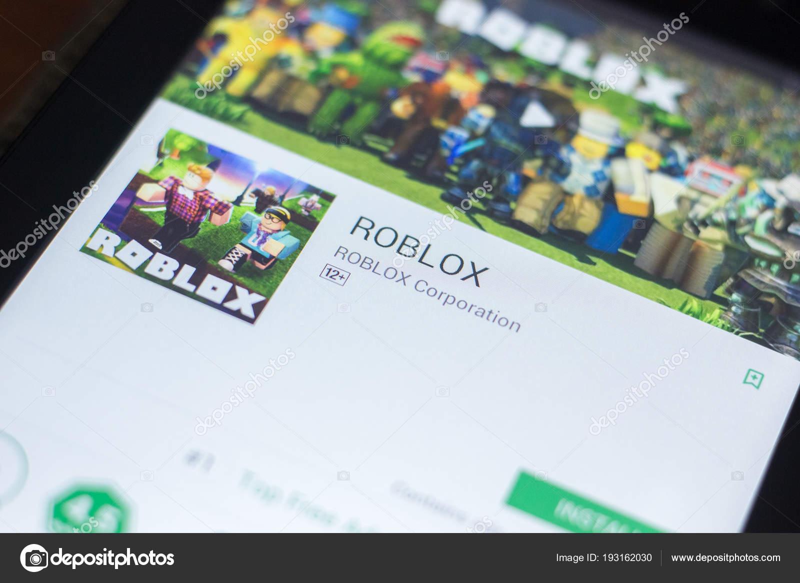 Ryazan, Russia - April 19, 2018 - Roblox Mobile App on the Display of  Tablet PC. Editorial Photography - Image of cell, android: 115108462