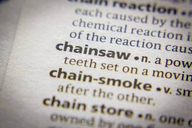 Sözcük ya da ifade testere ve sözlükteki tanımı