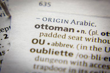 Sözcük veya deyim Osmanlı ve sözlükteki tanımı