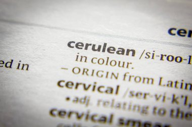 Sözcük veya sözcük Gök mavisi ve sözlükteki tanımı