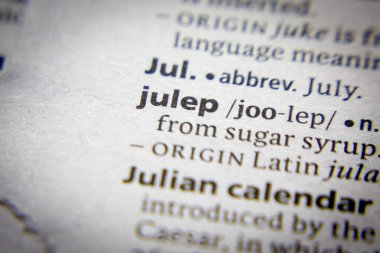 Sözcük veya cümle Julep ve sözlükteki tanımı