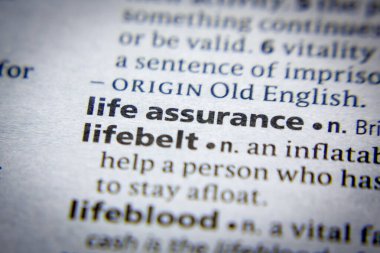 Bir sözlükte hayat sigortası