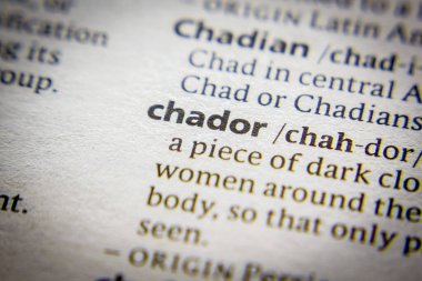 Sözlükte Chador sözcüğü veya cümlesi
