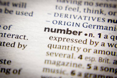 Sözlükteki sözcük ya da ifade numarası