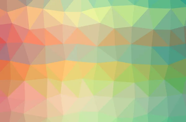 Illustration Des Abstrakten Orangen Gelben Horizontalen Poly Hintergrunds Schöne Polygon — Stockfoto