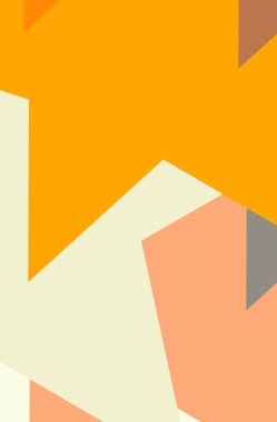 Kahverengi turuncu ve sarı soyut vektör arkaplanı. Basit Ai oluşturulmuş kalıp.