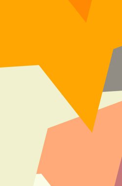 Kahverengi turuncu ve sarı soyut vektör arkaplanı. Basit Ai oluşturulmuş kalıp.