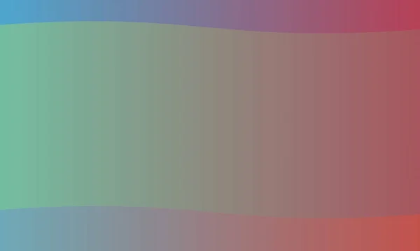 Rot Orange Grüne Streifen Wellen Abstrakten Vektorhintergrund Einfaches Generiertes Muster — Stockvektor