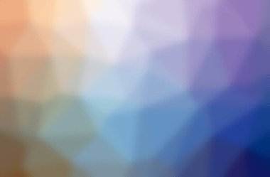 Küçük cam zemin boyunca mavi ve kırmızının soyut çizimi.