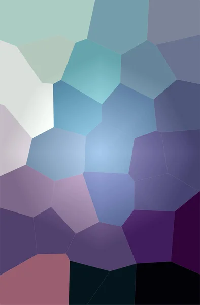 Abstract illustration of blue, green and red Giant Hexagon background.