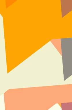 Kahverengi turuncu ve sarı soyut vektör arkaplanı. Basit Ai oluşturulmuş kalıp.