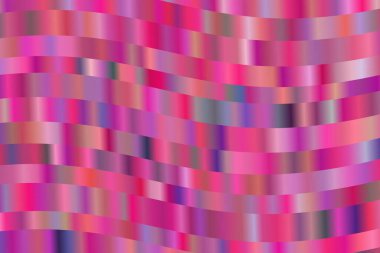 Kırmızı ve mavi dalgalar soyut vektör arkaplanı. Basit Ai oluşturulmuş kalıp.