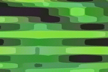 Noktalı yeşil ve mor çizgiler soyut boya arkaplanı.