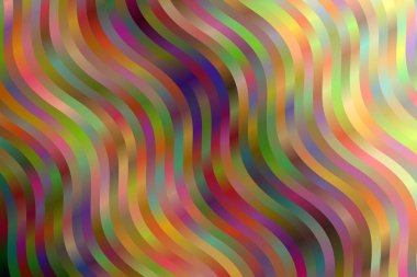 Pembe, sarı ve mavi dalga vektör arkaplanı.