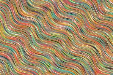 Sarı, beyaz, kırmızı ve yeşil dalga vektör arkaplanı.