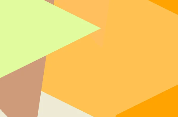 茶色のオレンジと黄色の抽象的なベクトル背景 単純な愛生成パターン — ストックベクタ