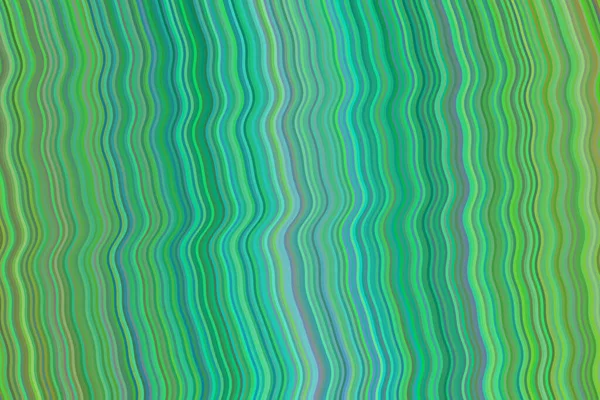Grüne Und Blaue Wellen Abstrakter Vektorhintergrund Einfaches Generiertes Muster — Stockvektor