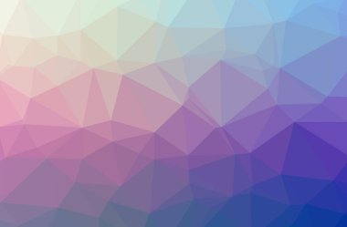 Soyut Mavi ve Mor yatay düşük polimer arkaplan çizimi. Çok güzel bir çokgen dizaynı. İhtiyaçlarınız için faydalı. 