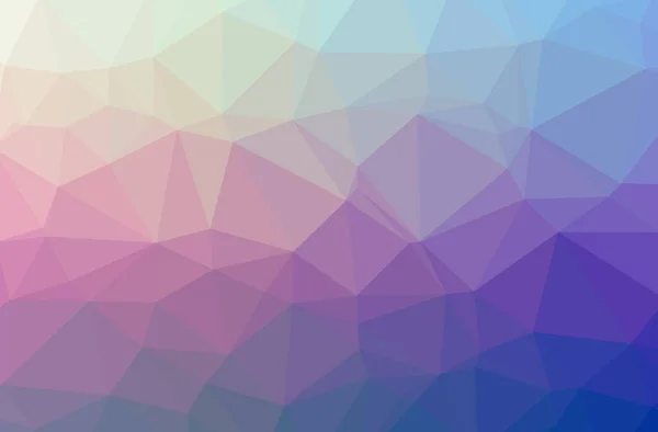Ilustración Fondo Polivinílico Horizontal Abstracto Azul Púrpura Hermoso Patrón Diseño — Foto de Stock