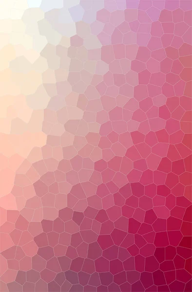 Ilustración Abstracta Del Fondo Rojo Little Hexagon — Foto de Stock