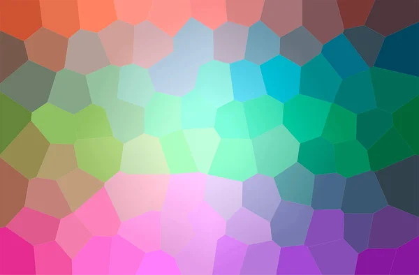 Abstract Illustration Green Pink Red Big Hexagon Background — Stock Photo, Image