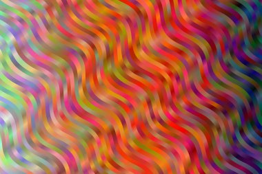 Pembe, turuncu, kırmızı ve mavi dalga vektör arkaplanı.