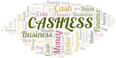 Nakitsiz tipografi vektör kelime bulutu. Sadece metinle yapılmış kelime bulutu kolajı. 