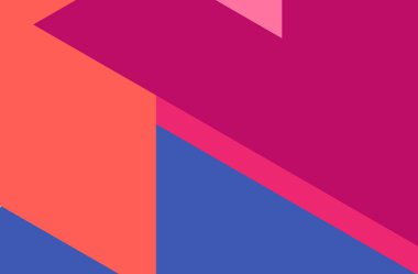 Kırmızı ve mavi soyut vektör arkaplanı. Basit Ai oluşturulmuş kalıp.