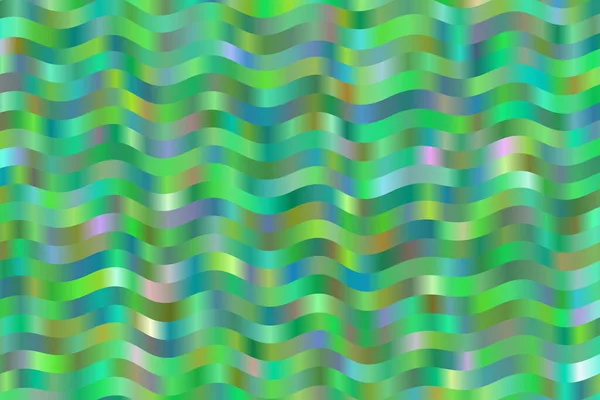 Zelené Modré Vlny Abstraktní Vektorové Pozadí Jednoduchý Vzor Generovaný — Stockový vektor