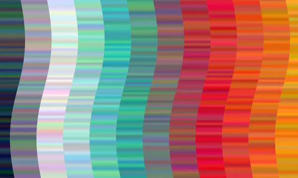 Red Orange Green Stripes Waves Abstract Vector Background Simple Generated — Stock Vector