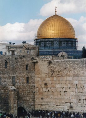 Kaya ve Western Wall kubbe