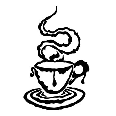 Bir fincan sıcak içecek (kahve, çay vb.)