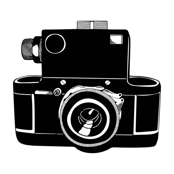 Фотоаппарат для рисования — стоковый вектор