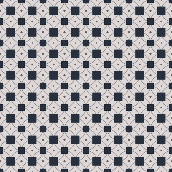 Patrón de rejilla sin costura vectorial. Diseño de fondo geométrico abstracto — Archivo Imágenes Vectoriales