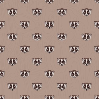 Bir lemur başkanı ile şık sorunsuz doku