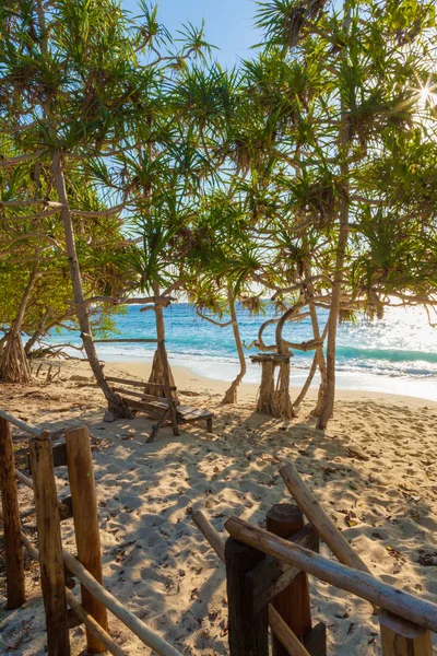 Kelet-Timor fehér homokos strandok — Stock Fotó
