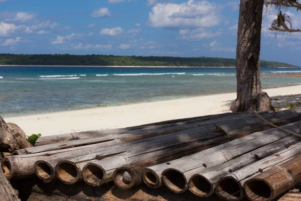 Timor Oriental playas de arena blanca — Foto de Stock