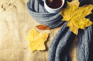sonbahar yaprakları, çay