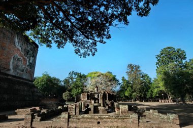 Buda görüntü Wat Si dostum, Sukhothai, Thailand.