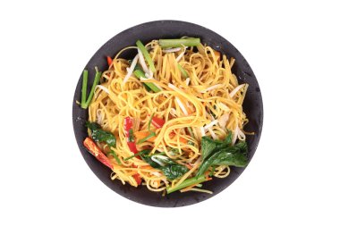 Kutsal gıdalar, sebze Fried Çin noodle.