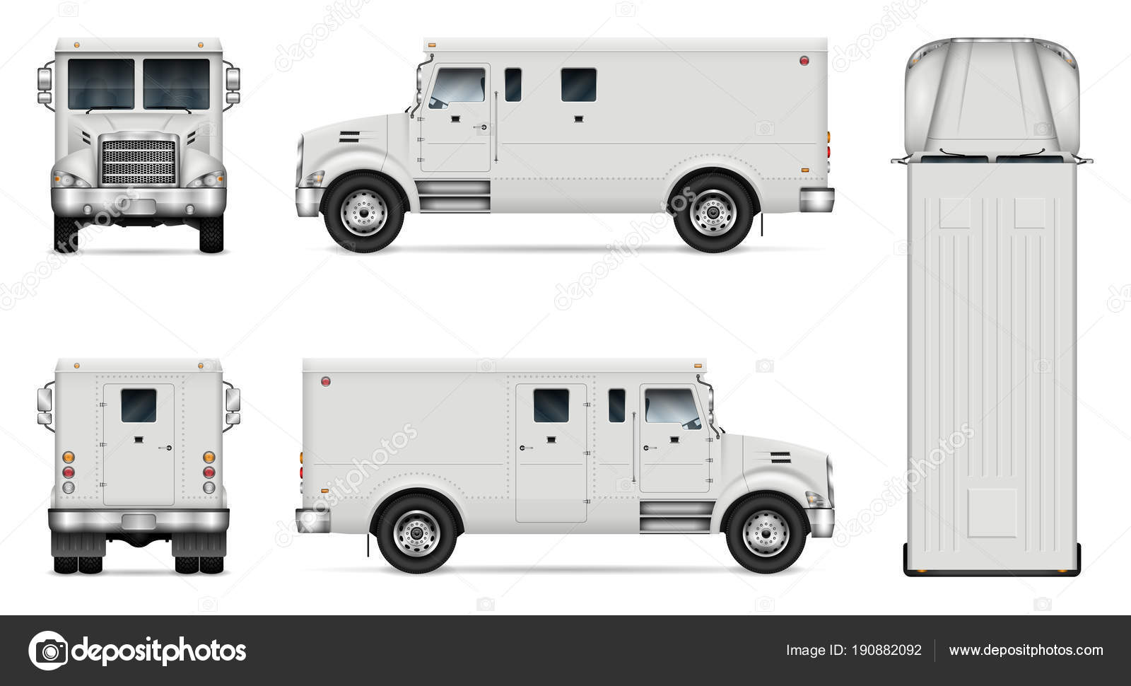 Download Free Armored Truck Vector Mockup Stock Vector C Imgvector 190882092 PSD Mockup Template