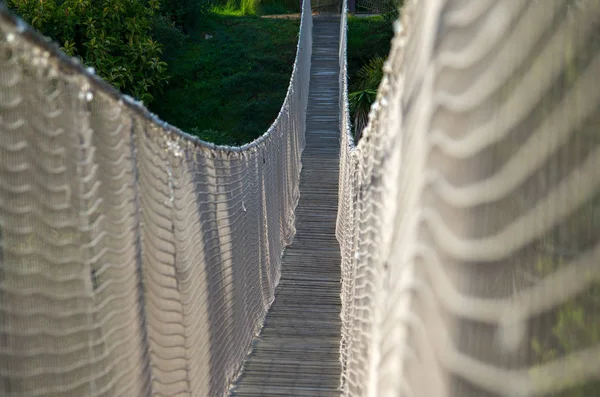 Un ponte sospeso — Foto Stock