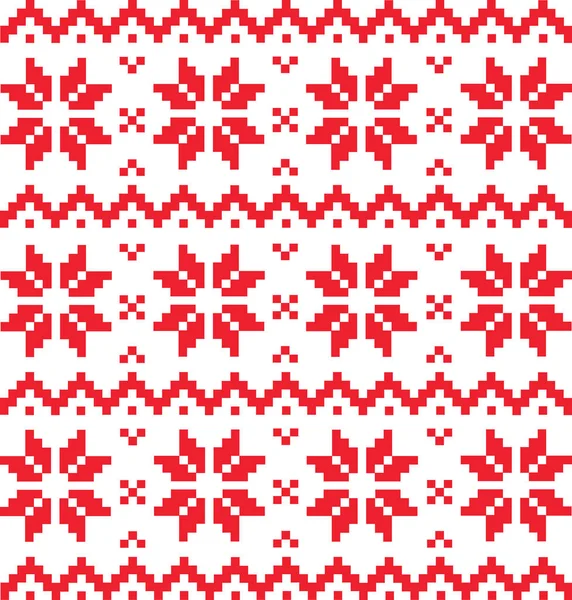 Kırmızı yıldızlar ve çizgiler, Noel tarzı ile geleneksel model süsleme