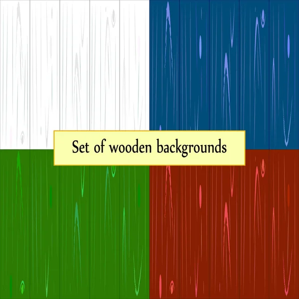 Farklı renklerde dekoratif ahşap desenleri kümesi. Gerçekçi ahşap dokulu arka plan. Dekorasyon, duvar kağıdı, sarma, dijital kağıt, scrapbooking için taneli ve dokulu zemin