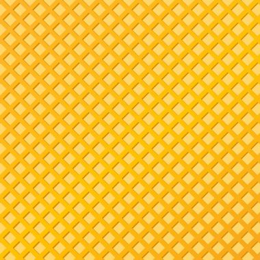 Gofret arka plan. Waffle desen. Doku tatlı ve lezzetli yiyecek. Vektör çizim.