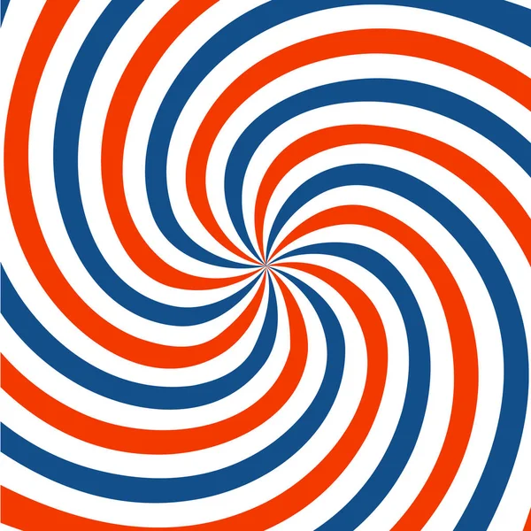 Kırmızı, mavi ve beyaz spiral arka plan. Tasarım burgu. vektör çizim.